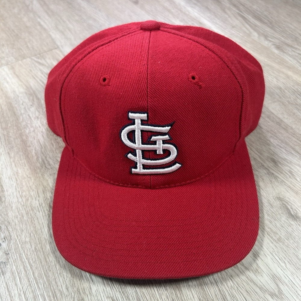 VTG St Louis Cardinals Snapback Hat MLB Baseball Wool‎ Blend Red The G Cap